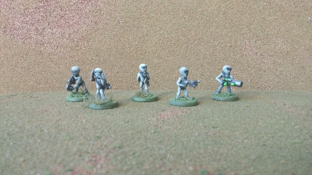 Gray Aliens from Crossover Miniatures