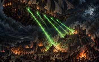 Airship attack on Sagath camp