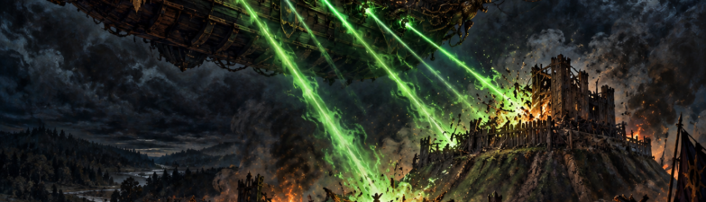 Airship attack on Sagath camp